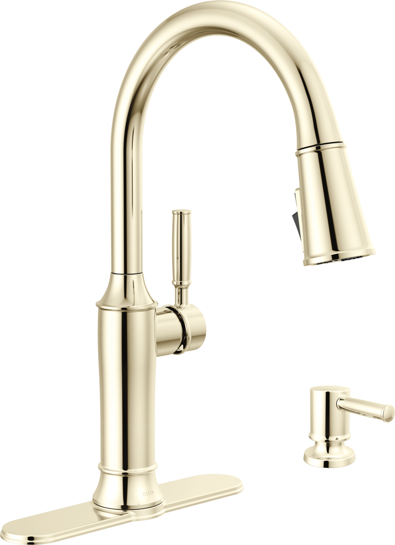 Pull-Down Kitchen Single Handle with Soap Dispenser Bundle
