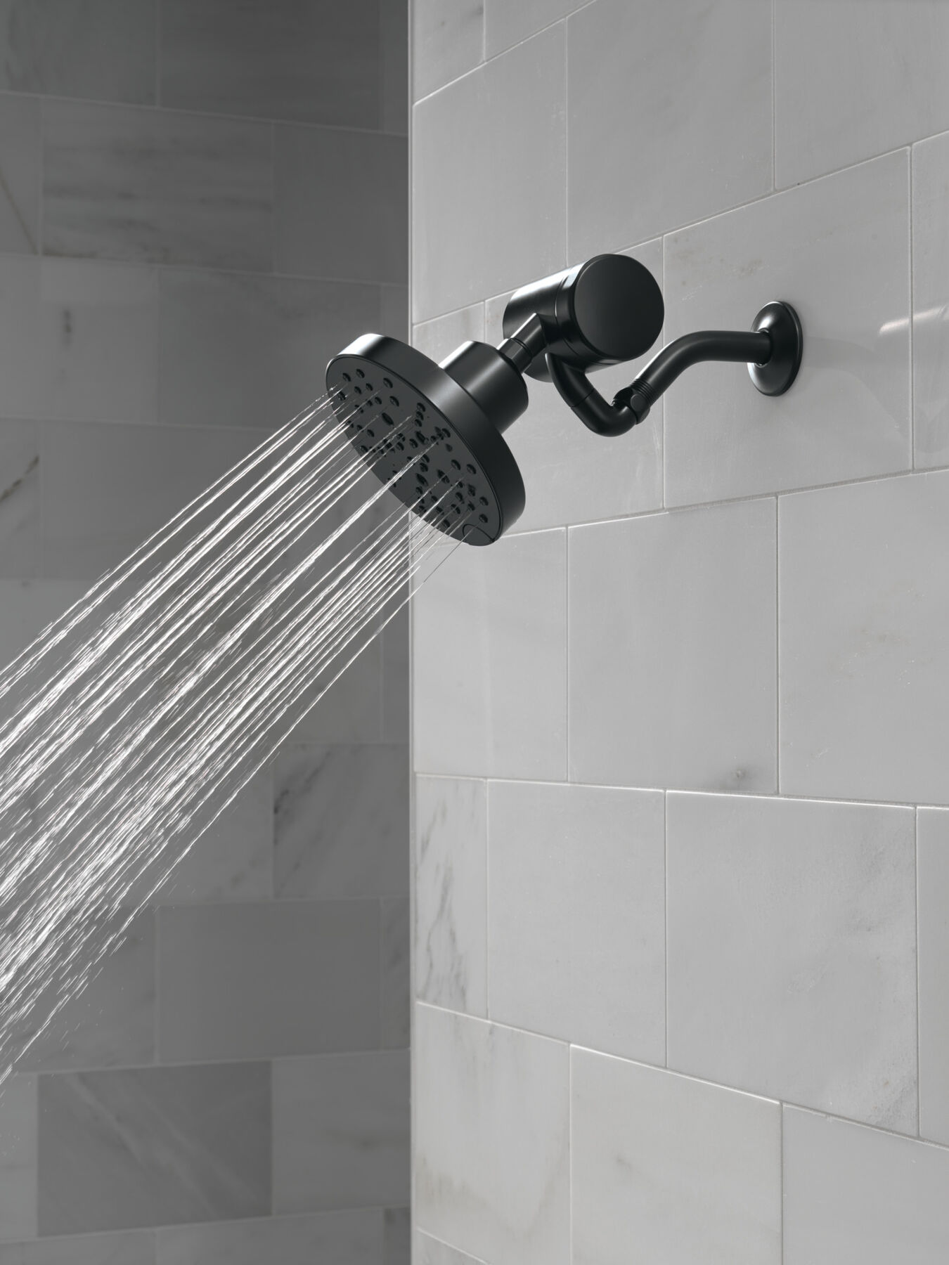 H2Okinetic&reg; 5-Setting Contemporary Raincan Shower Head