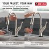Touch<sub>2</sub>O&reg; Technology Kitchen Faucet with Touchless Technology