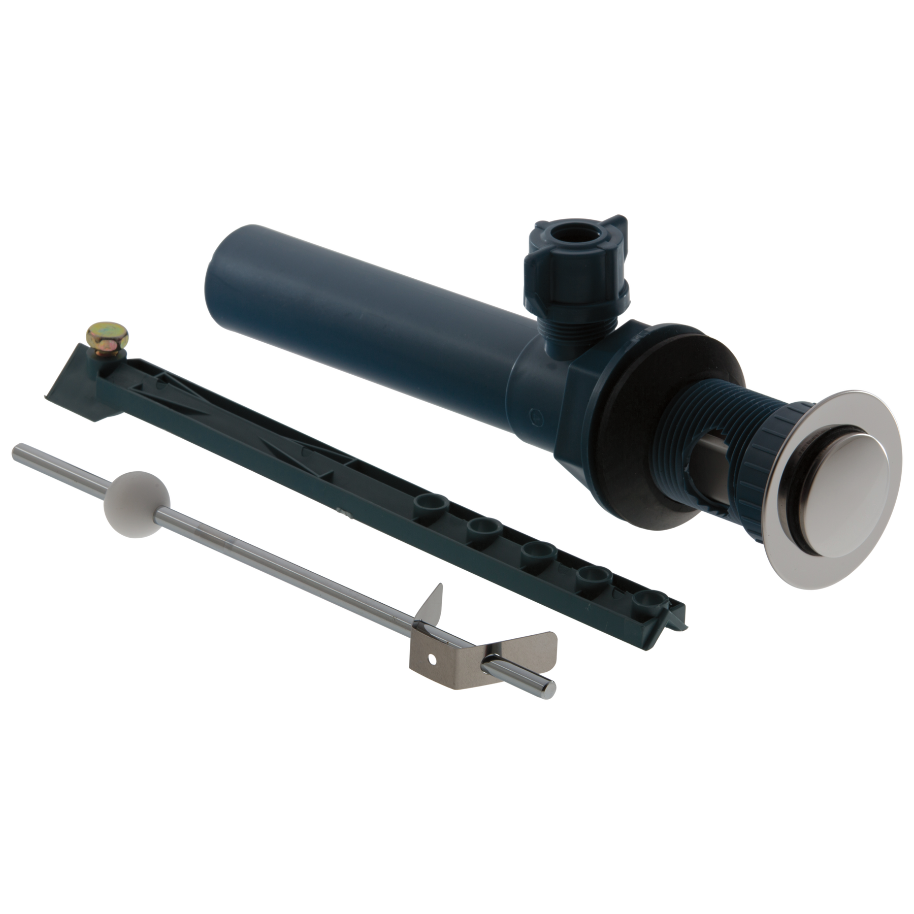 Drain Assembly- Plastic Pop-Up - Less Lift Rod - Bathroom