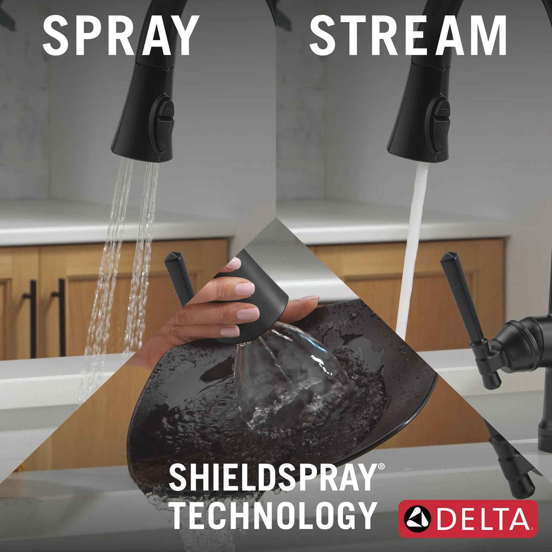 Touch<sub>2</sub>O&reg; Technology Kitchen Faucet with Touchless Technology