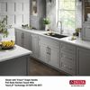 33&rdquo; Undermount 16 Gauge Workstation Kitchen Sink Double Bowl with WorkFlow&trade; Ledge and Accessories