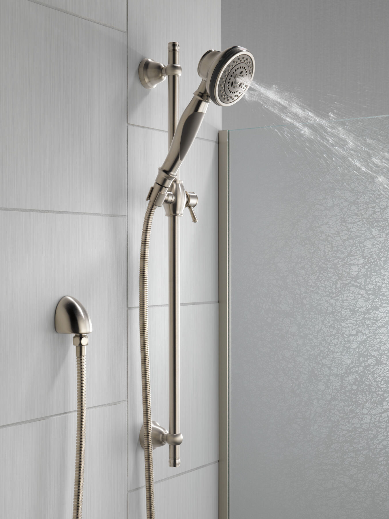 Premium 3-Setting Slide Bar Hand Shower