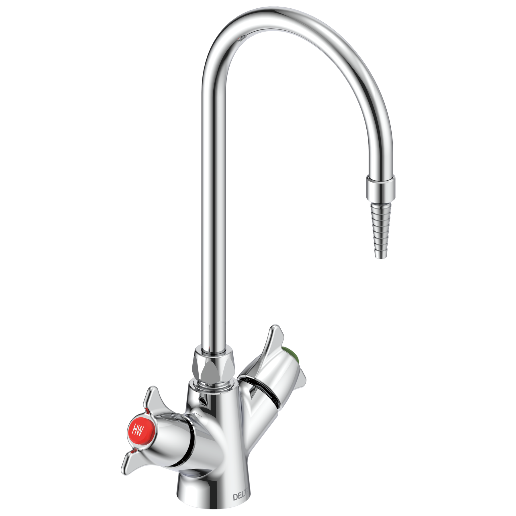 Two Handle Deck Mount Single Shank Laboratory Mixing Faucet