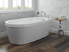 Freestanding Tub with Integrated Waste and Overflow