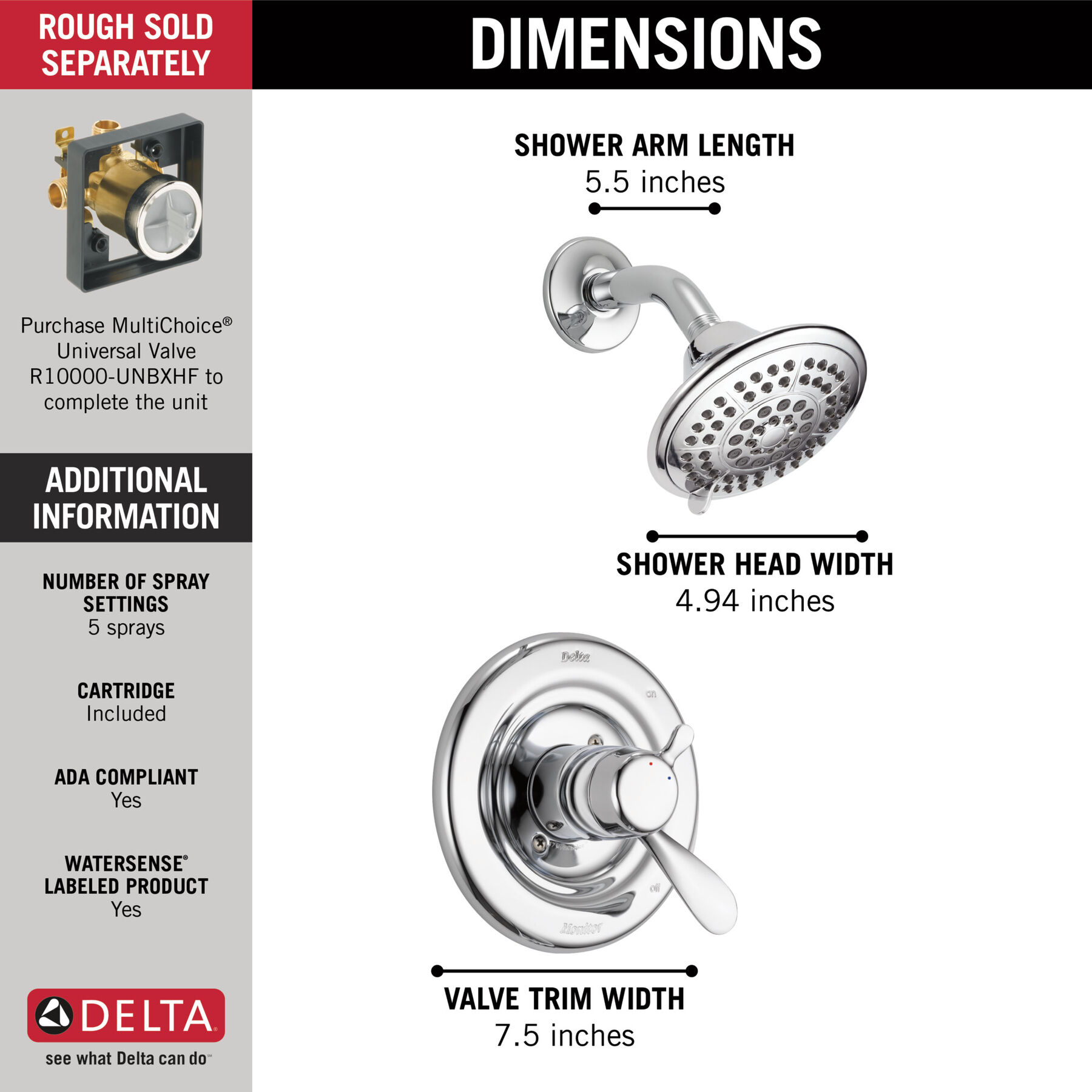 Monitor&reg; 17 Series Shower Trim