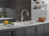 Single Handle Pull-Down Kitchen Faucet with Soap Dispenser and ShieldSpray&reg; Technology