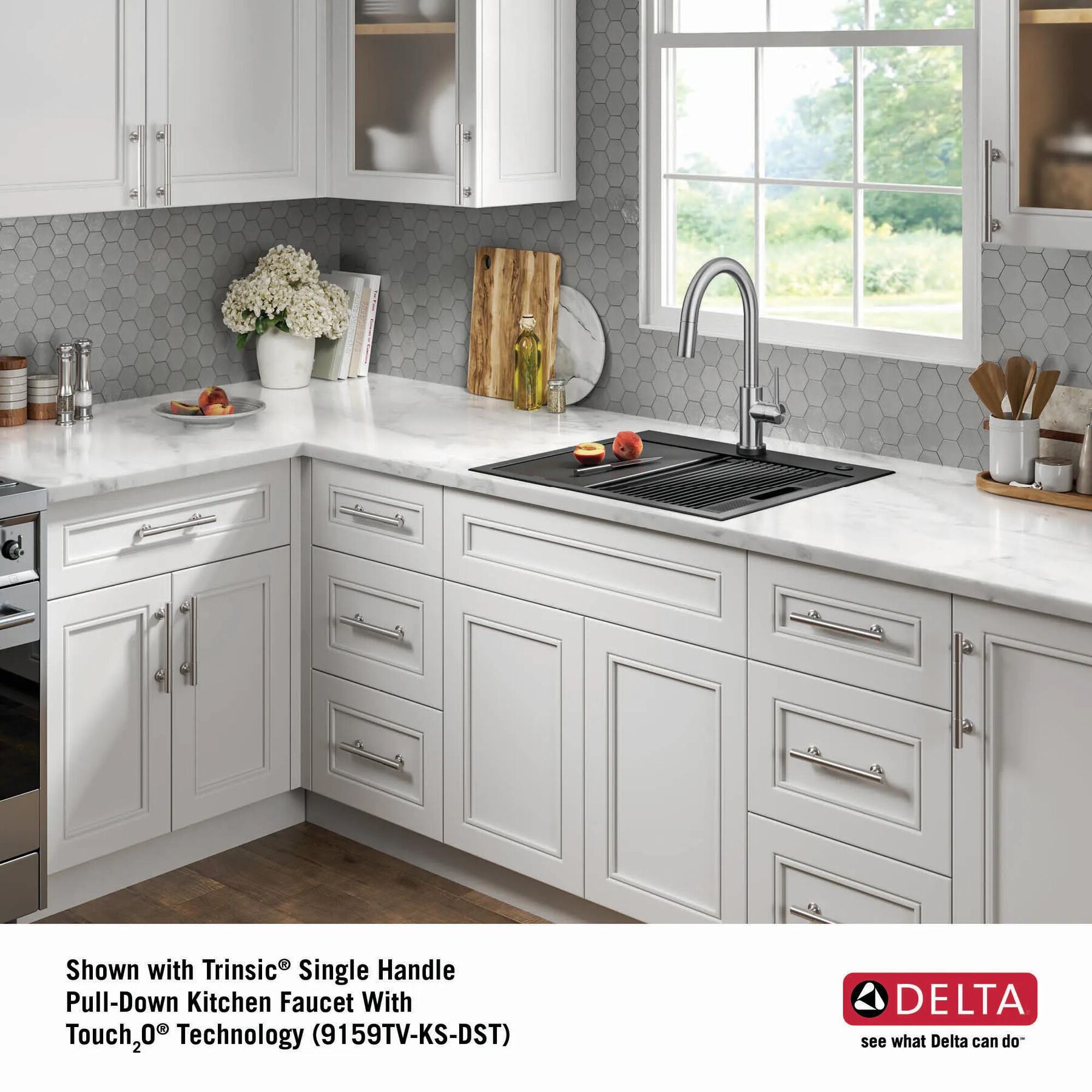 25&rdquo; Drop-In Top Mount&nbsp;16 Gauge Workstation Kitchen Sink Single Bowl&nbsp;with WorkFlow&trade; Ledge and Accessories