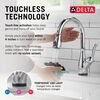 Touch2O with Touchless and VoiceIQ&reg; Technology Single Handle Pull-Down Kitchen Faucet with Soap Dispenser