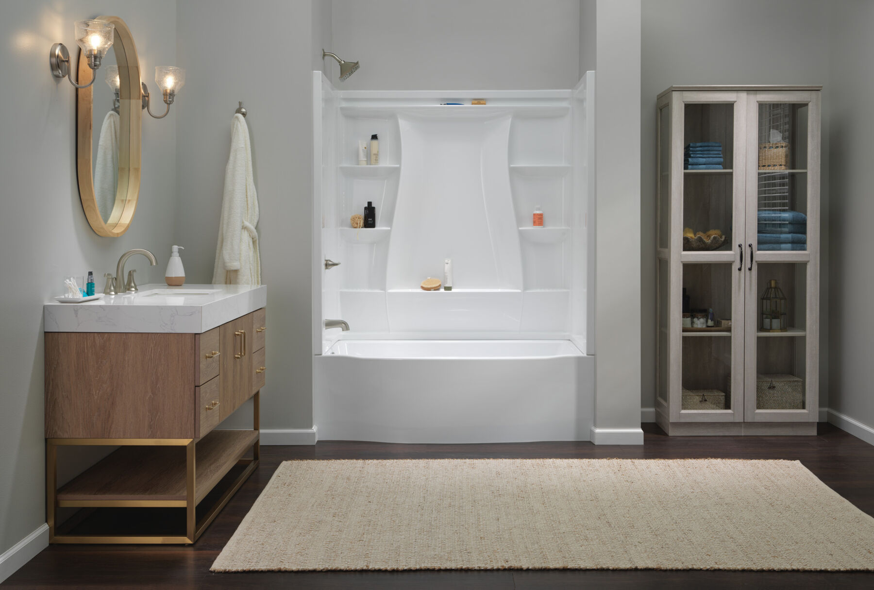 60"x32" Classic 500 Bathtub Wall