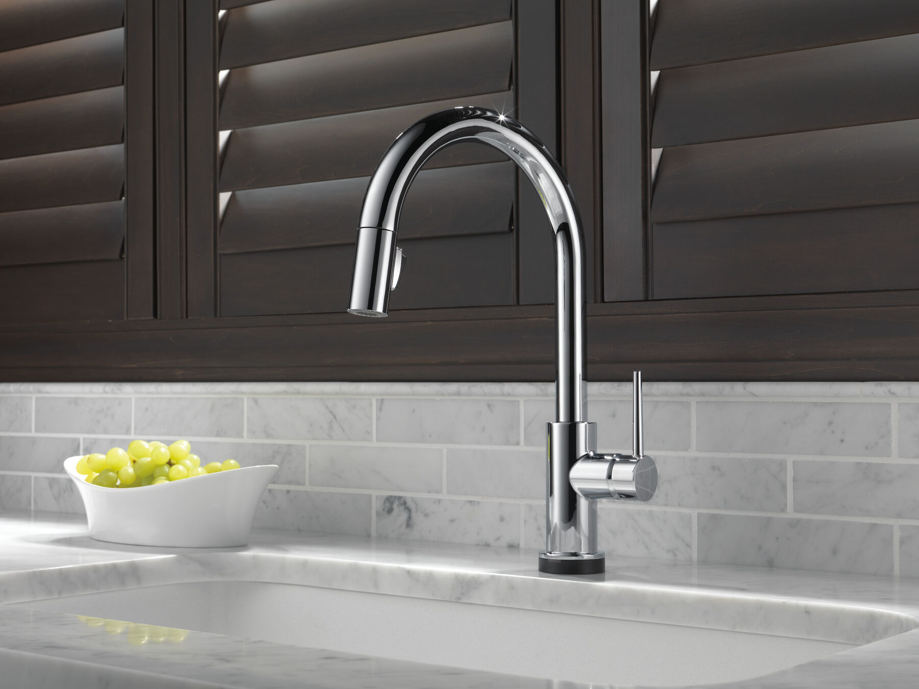 Single Handle Pull-Down Kitchen Faucet with Touch2O&reg; Technology