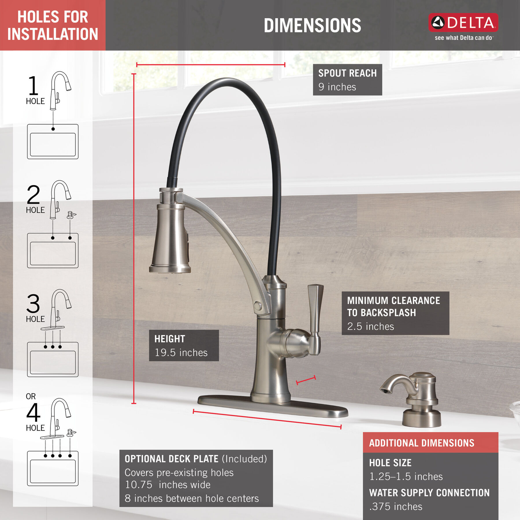Single Handle Pull-Down Kitchen Faucet with ShieldSpray&reg; Technology