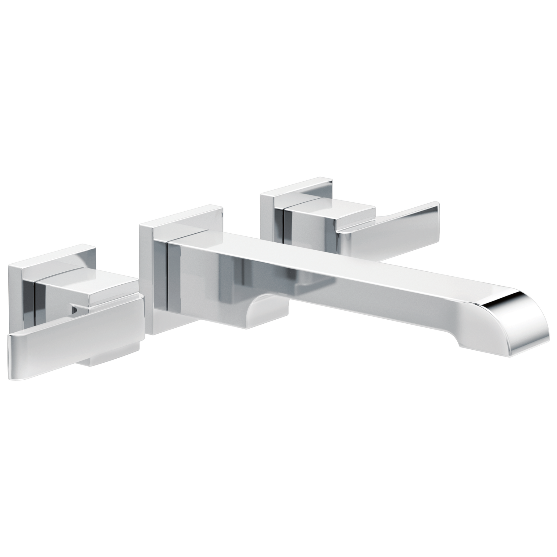 Two Handle Wall Mount Bathroom Faucet Trim