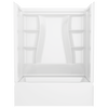 60x32 Alcove Bathtub Bundle - Left