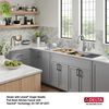 45&rdquo; Workstation Undermount Single Bowl 16 Gauge Stainless Steel Kitchen Sink with 2-Tier&nbsp;WorkFlow&trade; Ledge and Accessories
