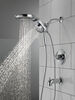 HydroRain&reg; H<sub>2</sub>Okinetic&reg; 5-Setting Two-in-One Shower Head