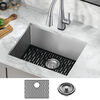 23&rdquo; Undermount Stainless Steel Single Bowl Kitchen Sink&nbsp;with Accessories