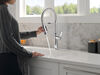 Single Handle Pull-Down Kitchen Faucet With Spring Spout
