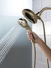 H<sub>2</sub>Okinetic&reg; In2ition&reg; 5-Setting Two-in-One Shower