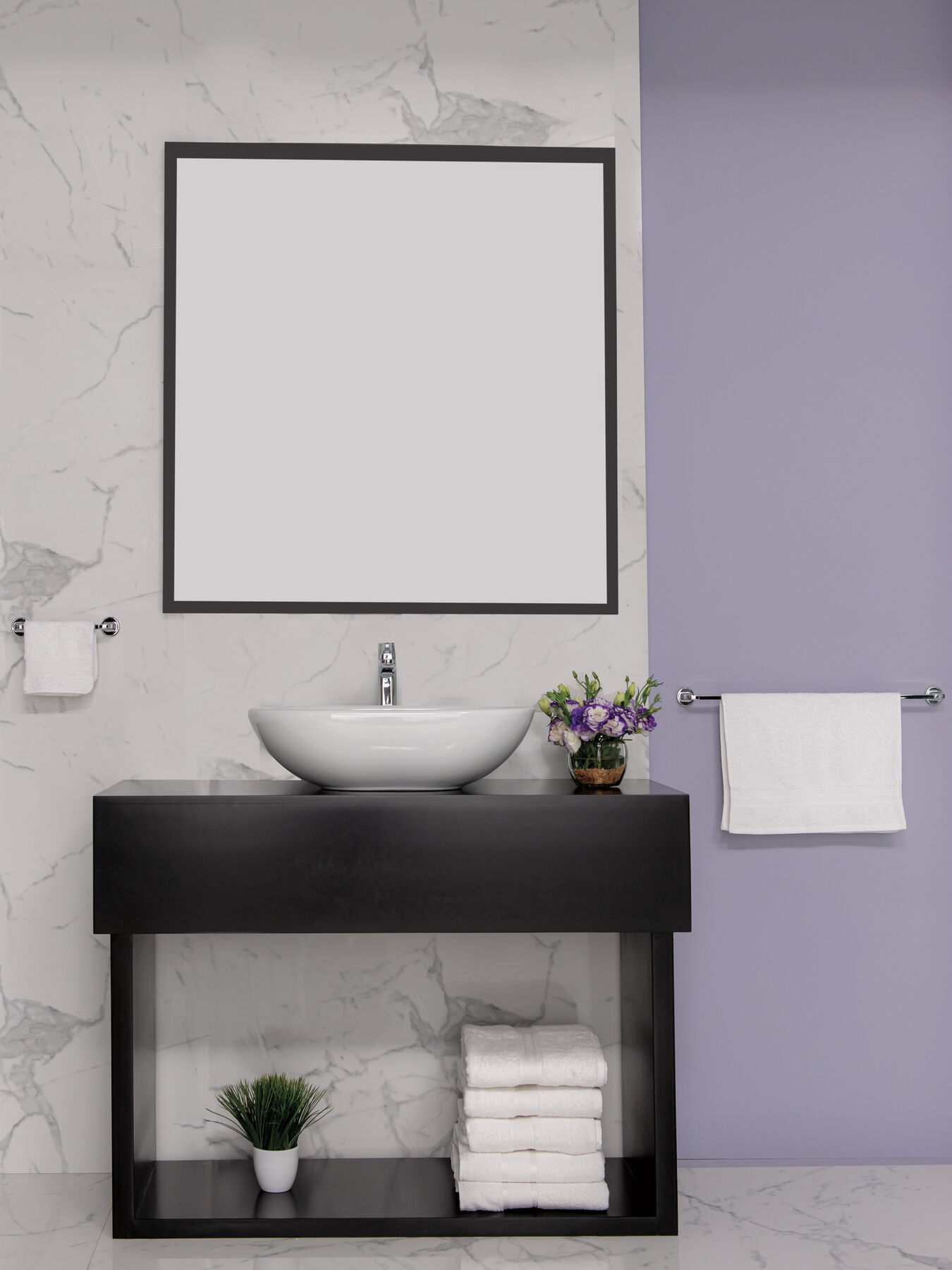 Single Handle Single Hole Vessel Lavatory Faucet - Less Pop-Up