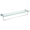24" Towel Bar with Glass Shelf
