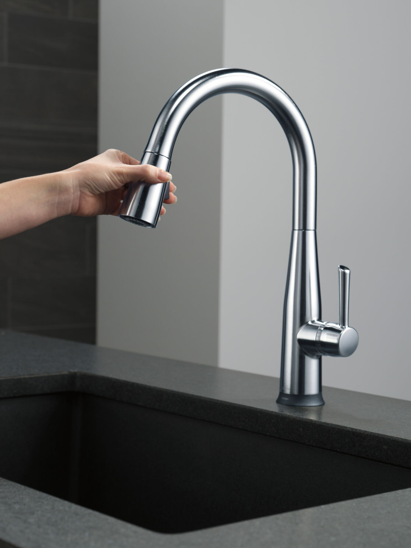 VoiceIQ&reg; Single Handle Pull-Down Faucet with Touch<sub>2</sub>O&reg; Technology