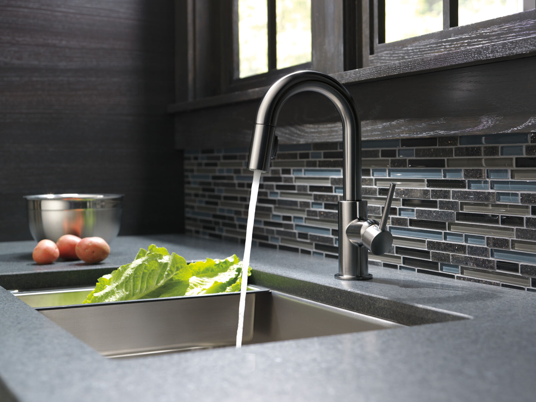 Single Handle Pull-Down Bar/Prep Faucet