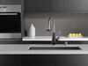 Single Handle Pull-Down Kitchen Faucet with Soap Dispenser