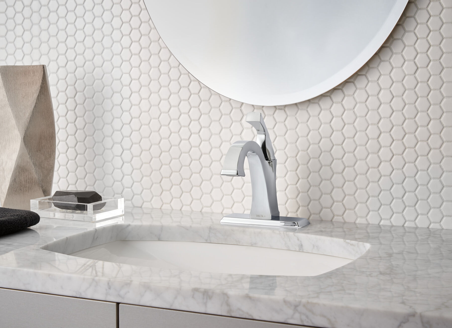 Escutcheon - 3 Hole - 1H Bathroom