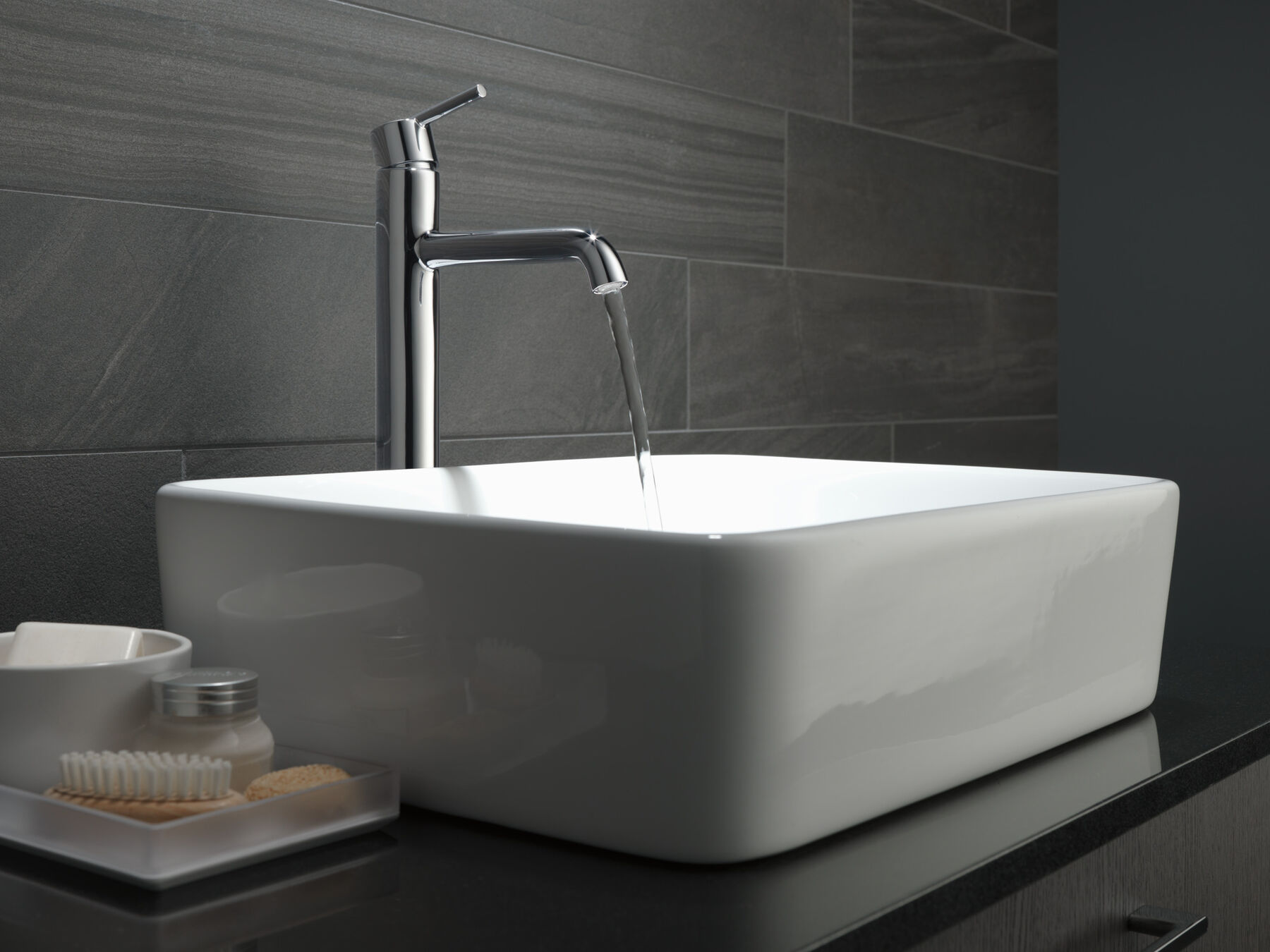 Single Handle Vessel Bathroom Faucet