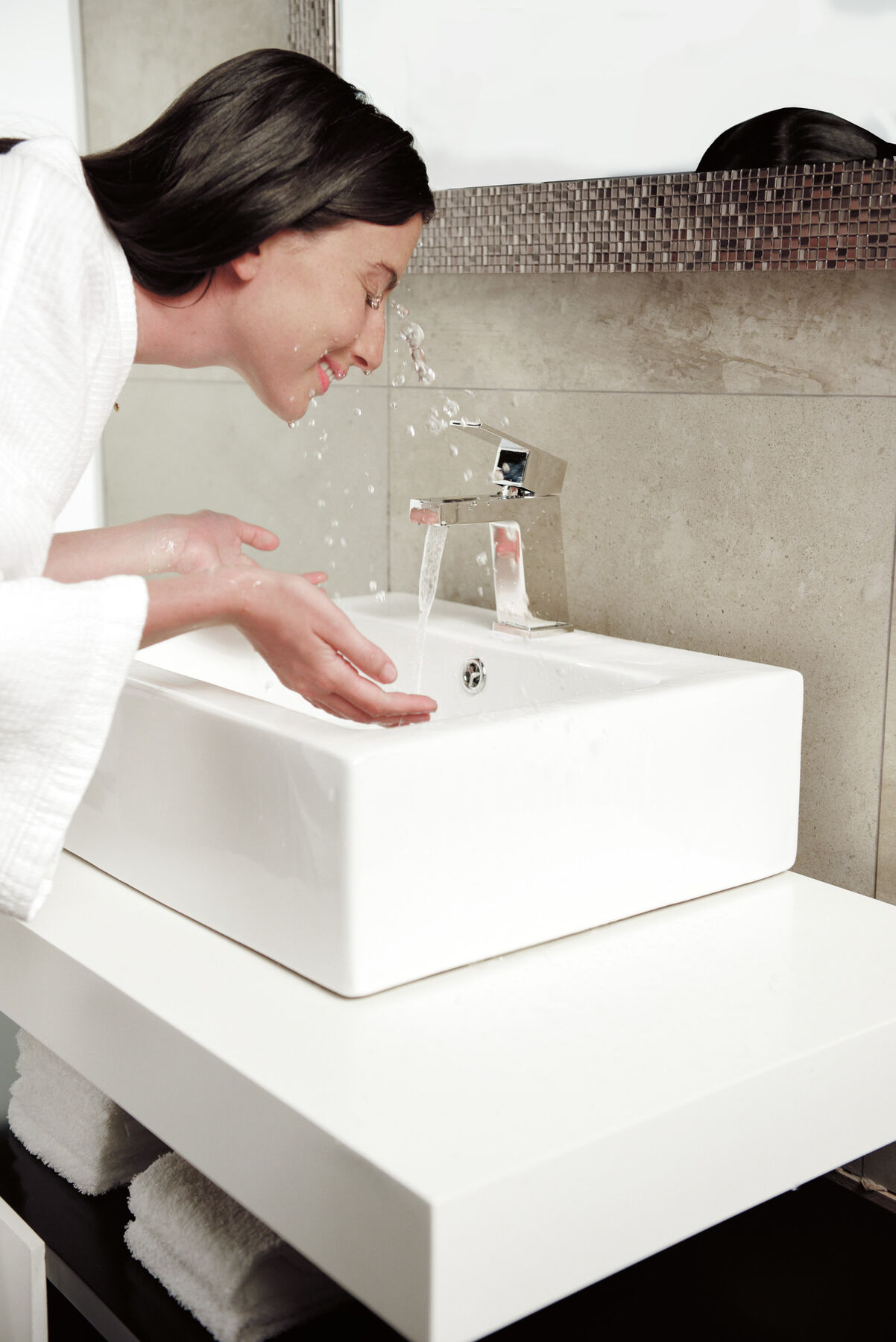 Single Handle Vessel Bathroom Faucet