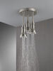 H2Okinetic&reg; Pendant Raincan Shower Head with LED Light