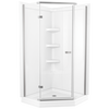 Shower Base with Wall and Enclosure Bundle