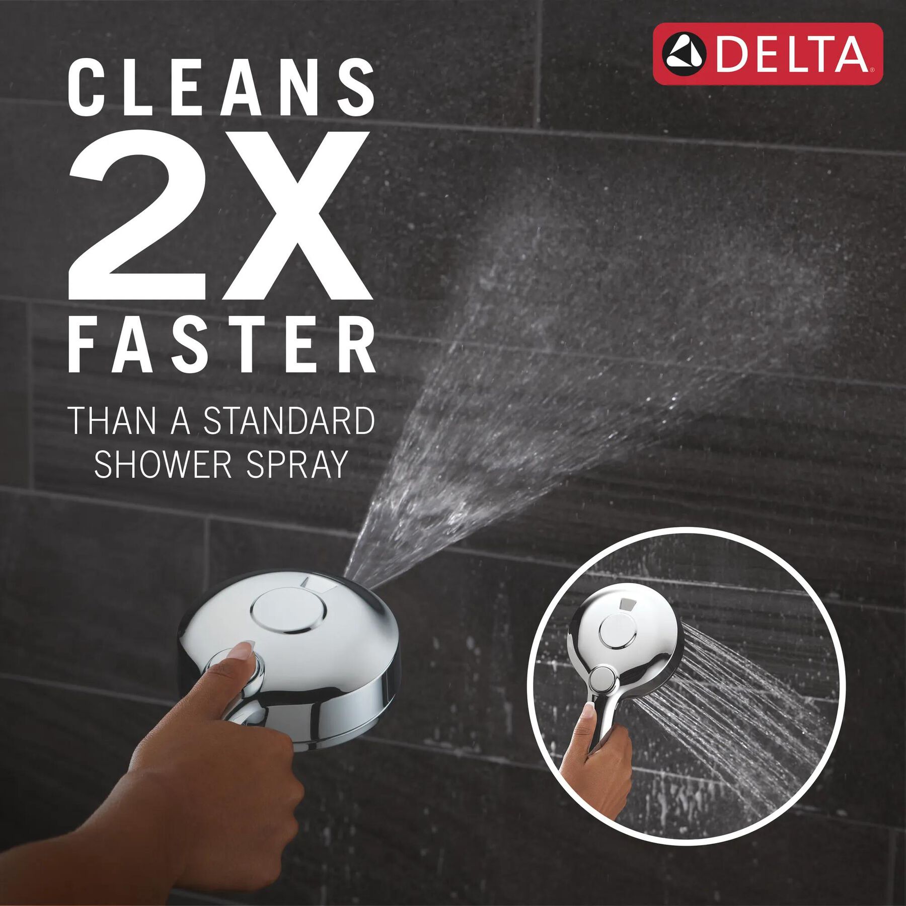 5-Setting HydroRain&reg; with ProClean&trade;