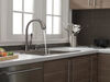 Single Handle Pull-Down Kitchen Faucet with Soap Dispenser and ShieldSpray&reg; Technology