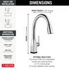 Single Handle Pull-Down Kitchen Faucet with Touch2O&reg; and ShieldSpray&reg; Technologies