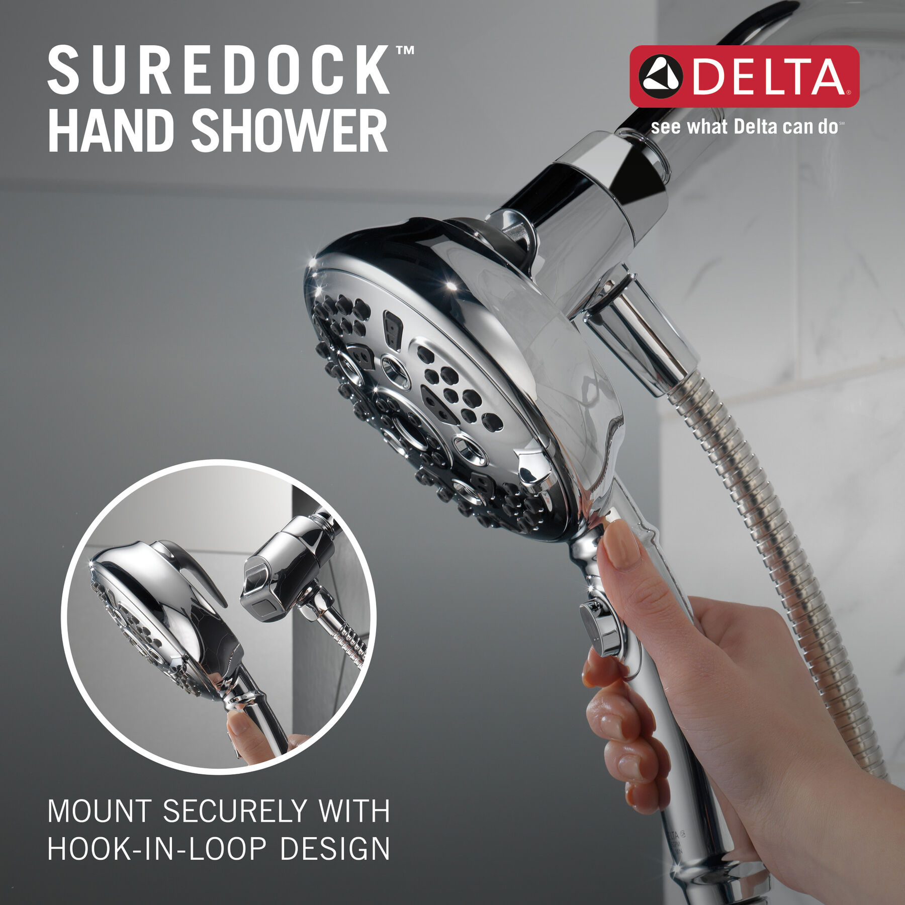 SureDock&trade; 7-Setting Hand Shower