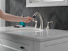 Two Handle Widespread Pull-Down Bathroom Faucet
