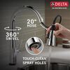 Single Handle Pull-Down Kitchen Faucet with Touch2O&reg; Technology