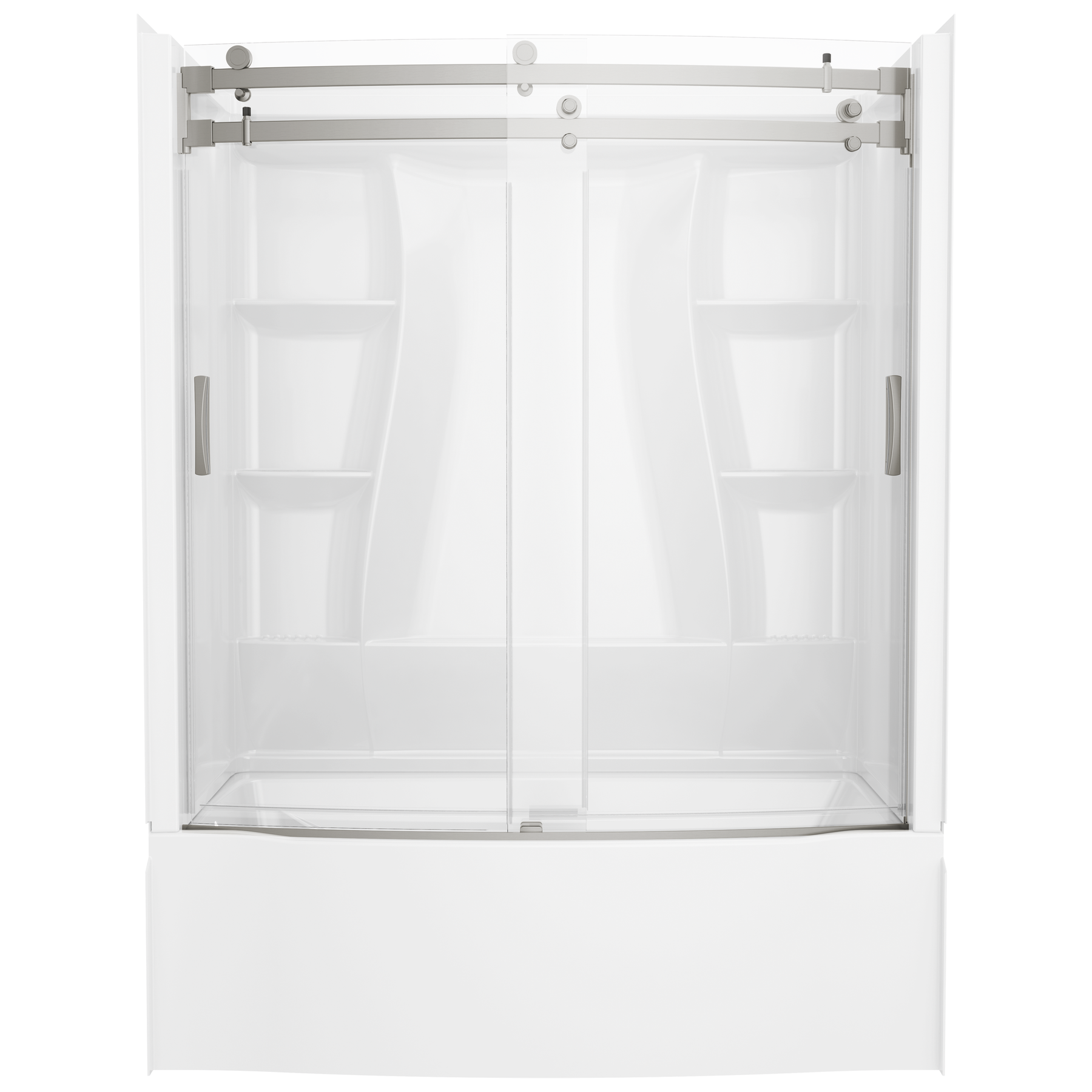 60x32 Alcove Bathtub Bundle with Door - Left Drain