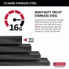 33&rdquo; Drop-In Top Mount&nbsp;16 Gauge Workstation Kitchen Sink Single Bowl&nbsp;with WorkFlow&trade; Ledge and Accessories