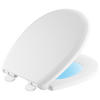 Round Front Slow-Close / Quick-Release Nightlight Seat