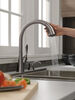 Single Handle Pull-Down Kitchen Faucet with Soap Dispenser and ShieldSpray&reg; Technology