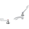 Two Handle Widespread Bathroom Faucet - Less Pop-Up