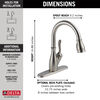 Single Handle Pull-Down Kitchen Faucet with ShieldSpray&reg; Technology