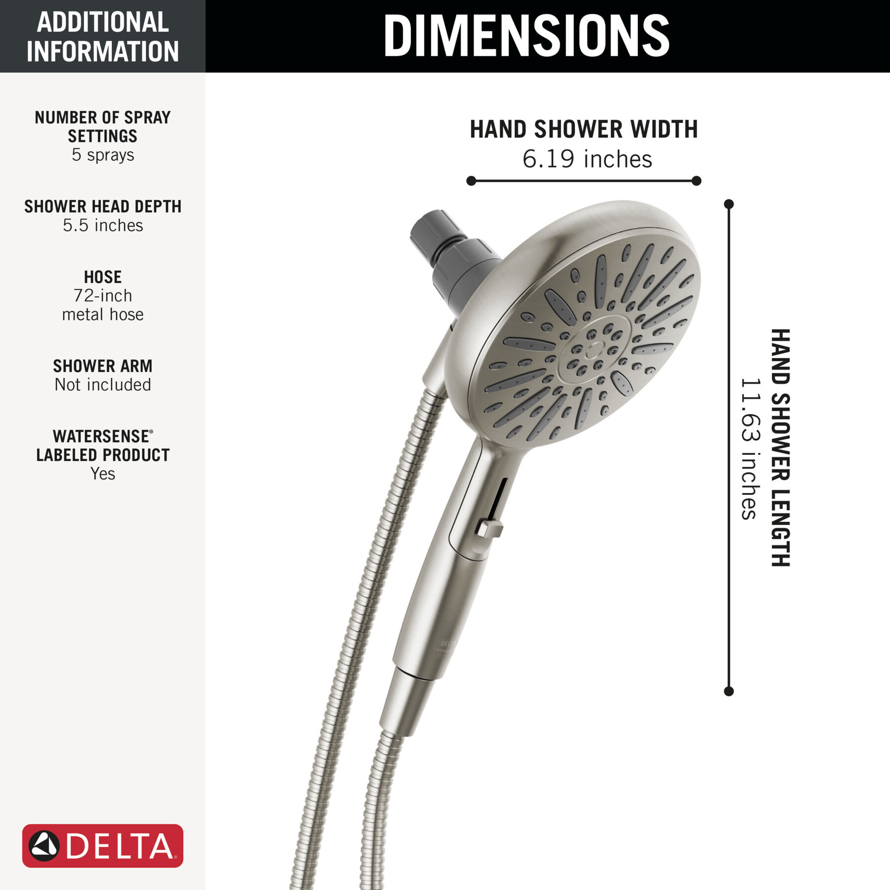 Columbia Combo Pack - Columbia Hand Shower/new Bell Shower Head