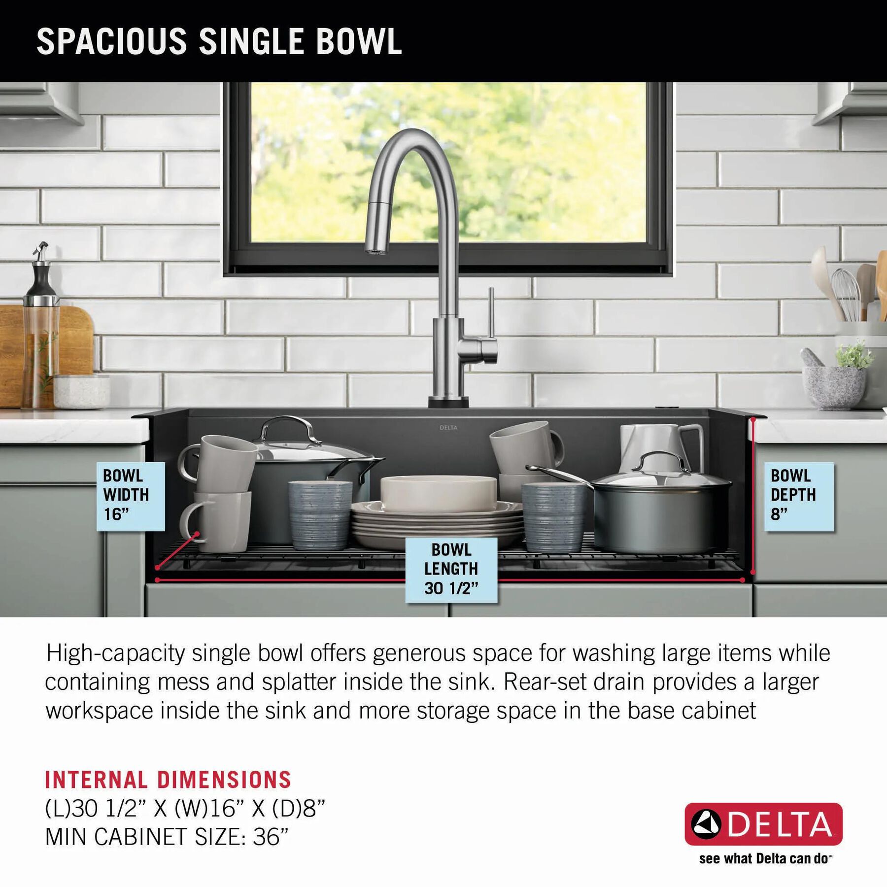 33&rdquo; Retrofit Farmhouse Apron Front 16 Gauge Workstation Kitchen Sink Single Bowl in with WorkFlow&trade; Ledge and&nbsp;Accessories for Top Mount Drop-In Installation