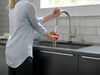 Single Handle Pull-Down Kitchen Faucet with Touch2O&reg; Technology and Soap Dispenser