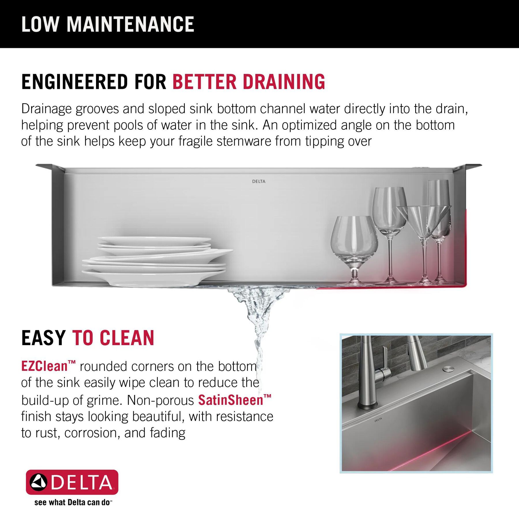 33&rdquo; Workstation Kitchen Sink Drop-In Top Mount 16 Gauge Stainless Steel Single Bowl with WorkFlow&trade; Ledge and Accessories