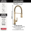 Touch<sub>2</sub>O&reg; Technology Kitchen Faucet with Touchless Technology